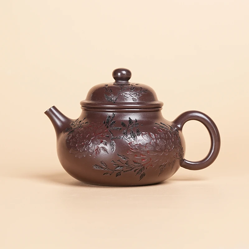 【闪购商品】官方非遗正宗全手工紫砂壶紫泥Z1003