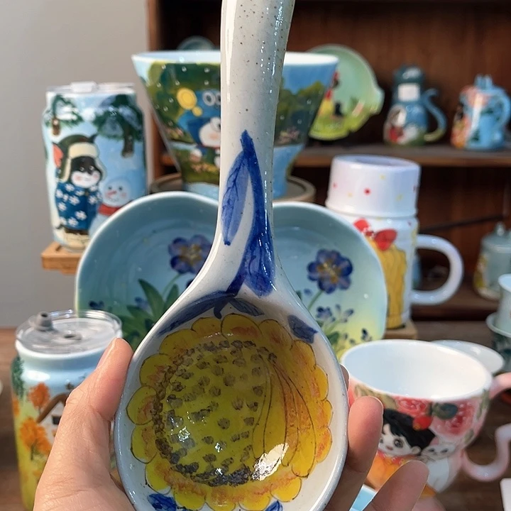 陶景德镇釉下手绘陶瓷