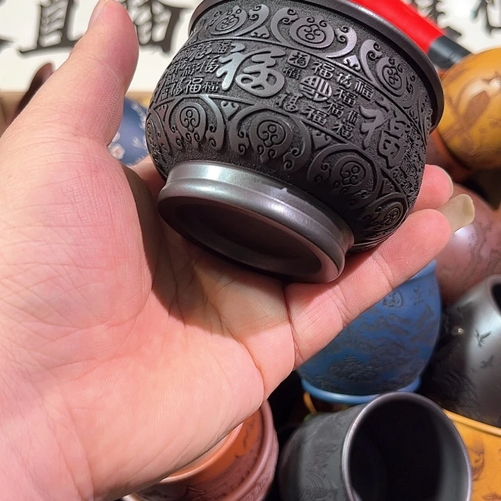 茶杯紫砂全手工紫砂主人杯