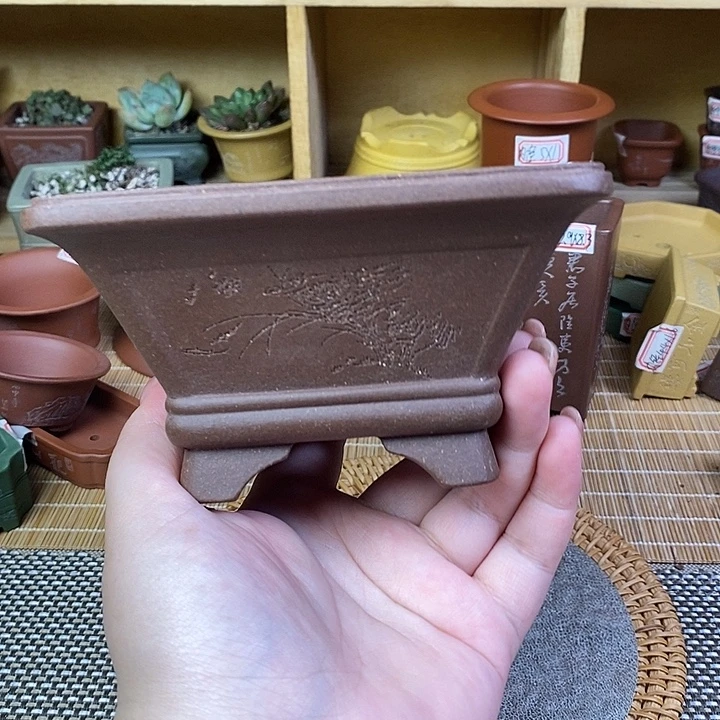 琉璃手工艺品宜兴紫砂精品花盆