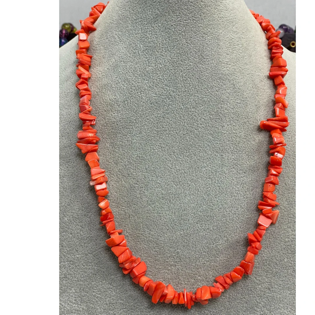 非金属珐琅项链 沫沫 碎石 项链