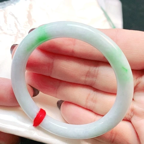 未镶嵌手镯翡翠圆条2653