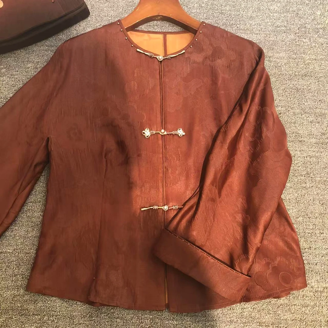 【白雪】6057新中式复古中国风时尚上衣