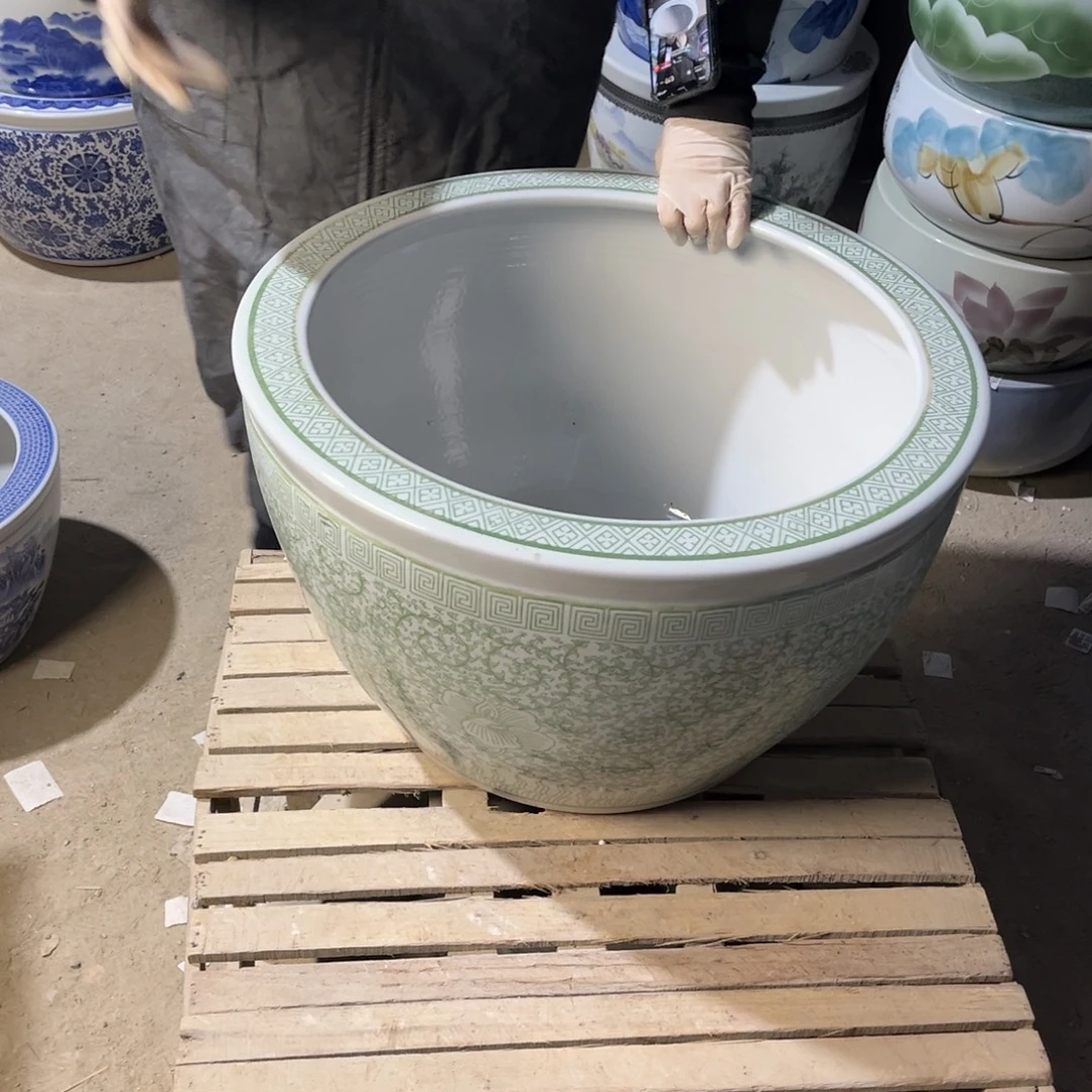 瓷片平口绿勾间52.8888888