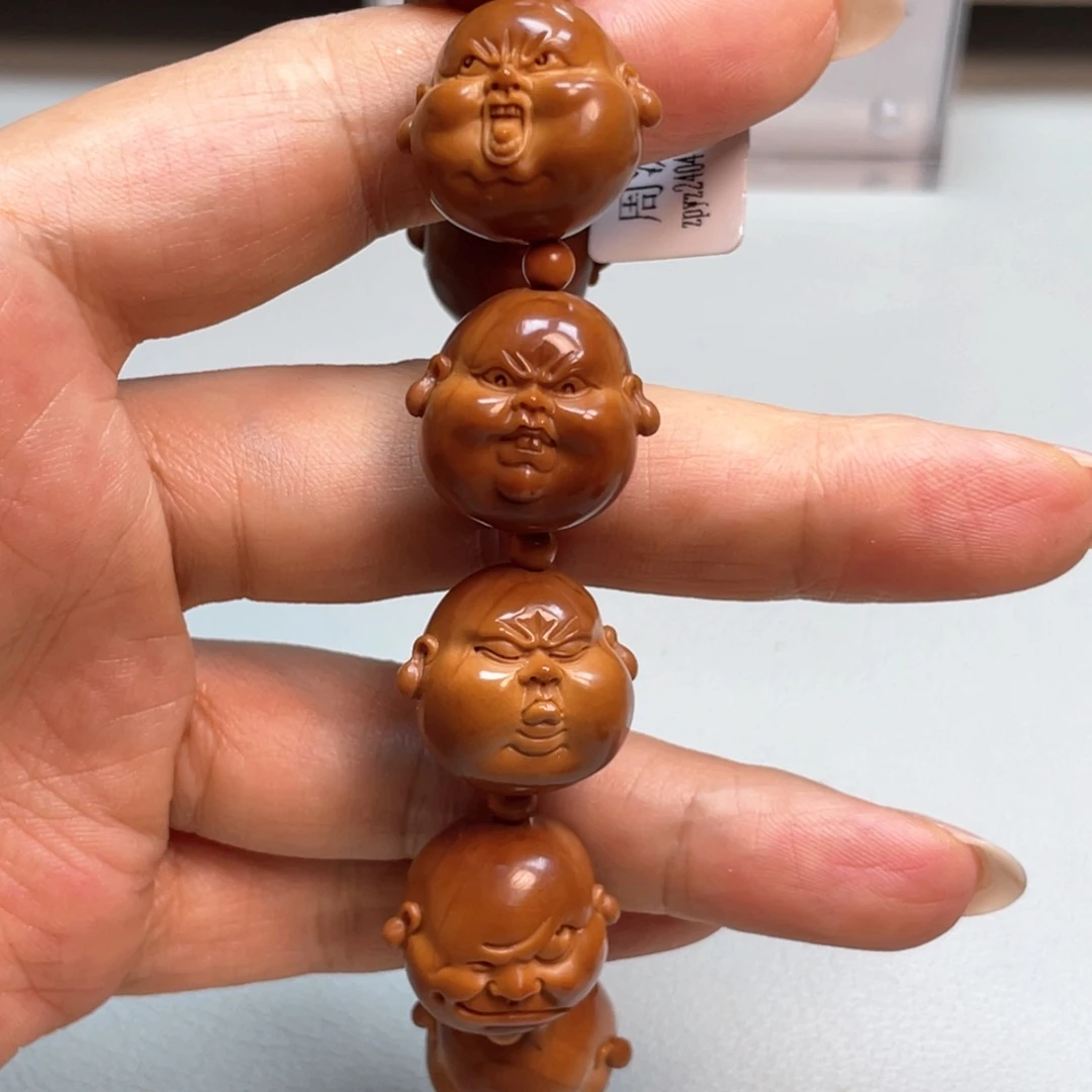 橄榄核吊坠百态手串