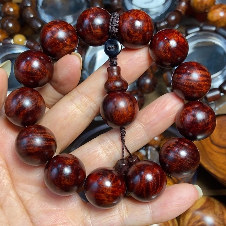 吃***子小叶紫檀紫檀水波纹尺寸1.8