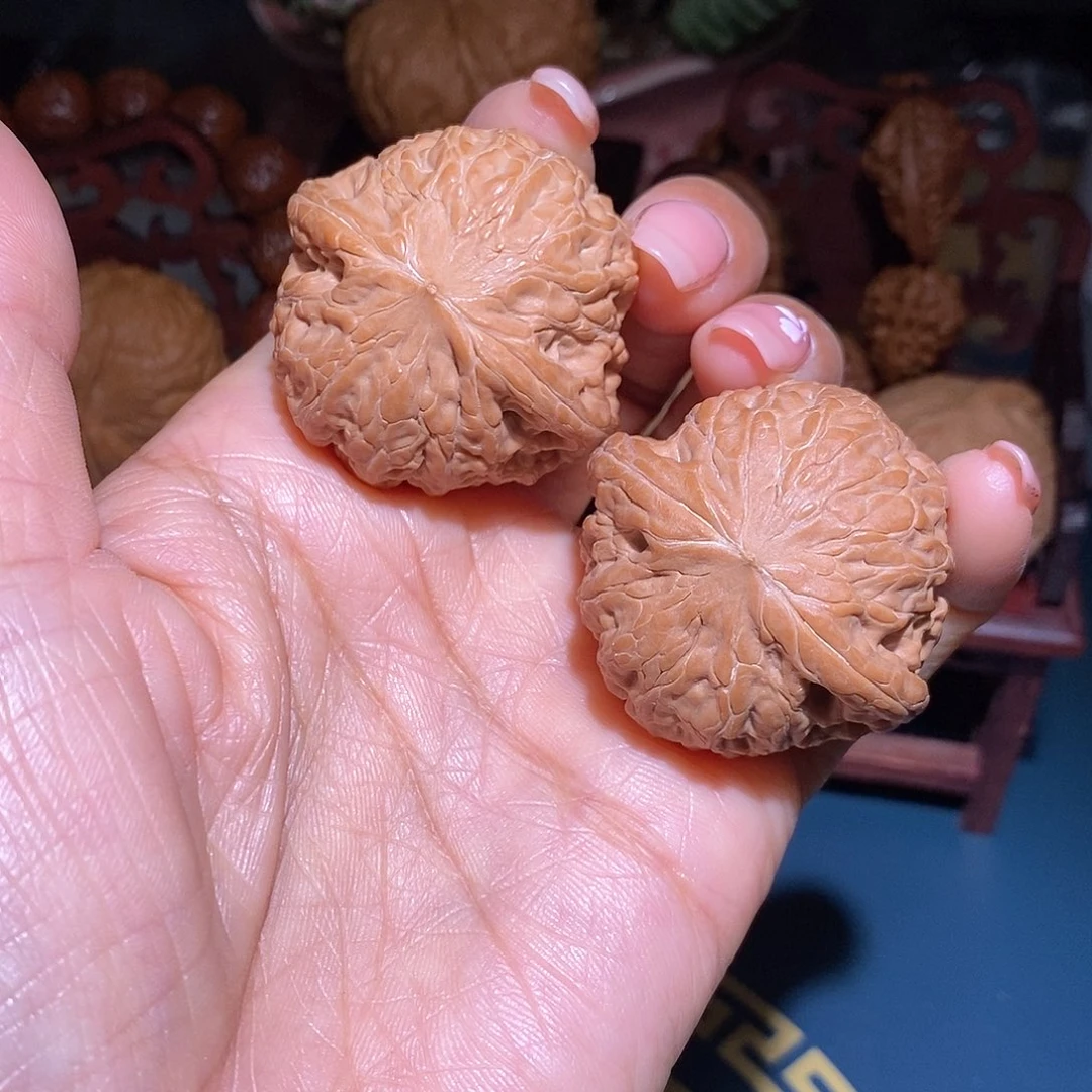 文玩核桃把件铁锤40全品