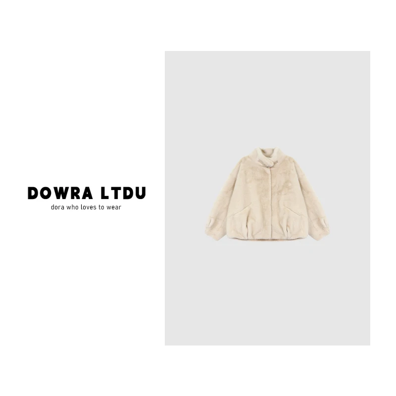 朵拉【】2024年冬季新款纯色百搭外套女ELEV-91971