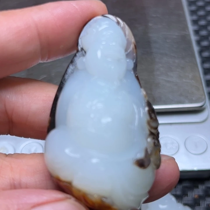 好***阔和田玉未镶嵌挂件