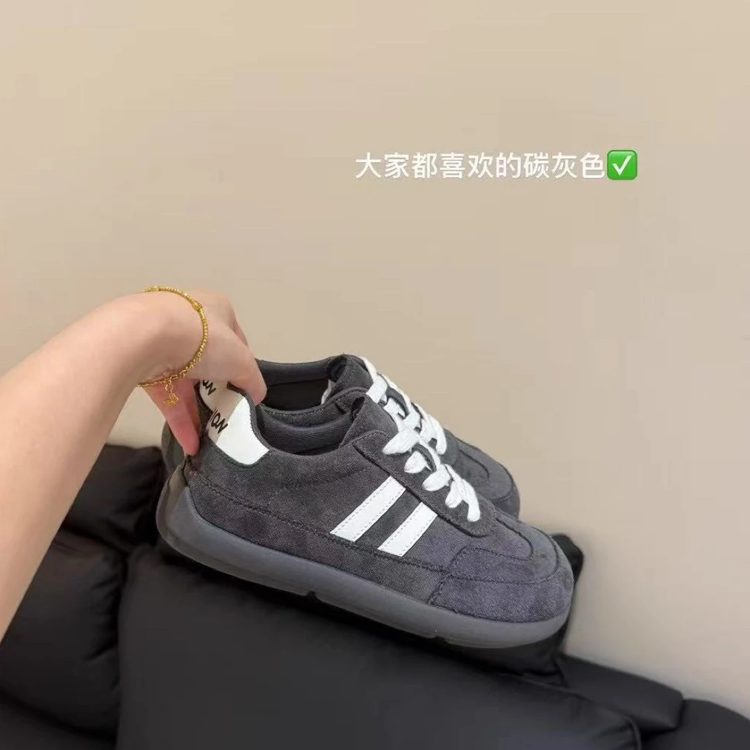5512-31丑萌大头德训阿甘鞋女2025年秋新款复古百搭秋冬经典舒适