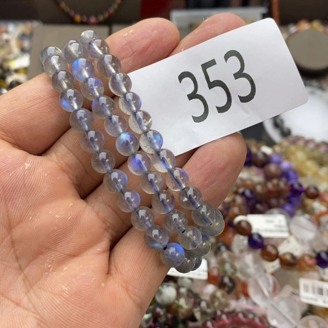 拉长石手链未镶嵌手链