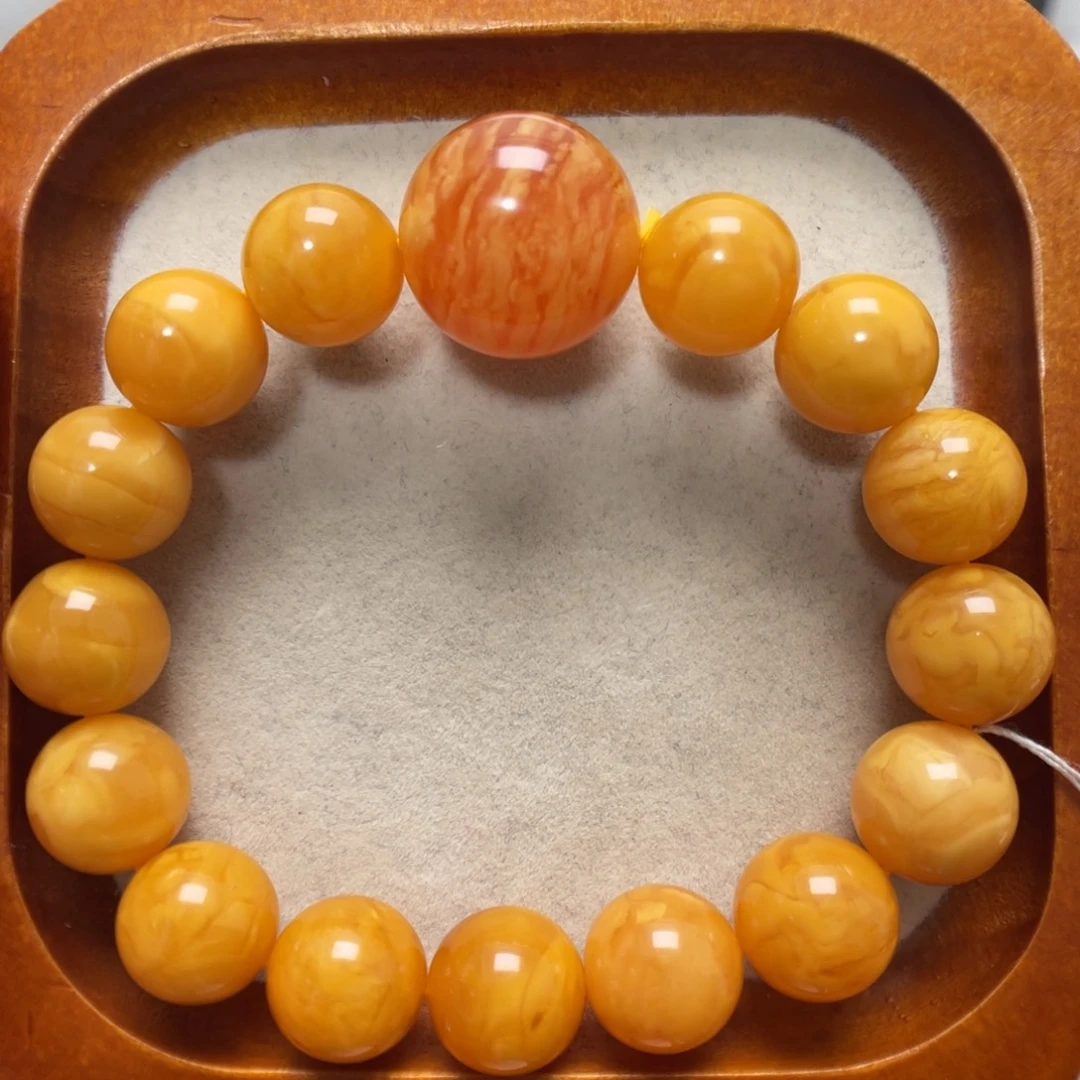 蜜蜡未镶嵌手串蜜蜡