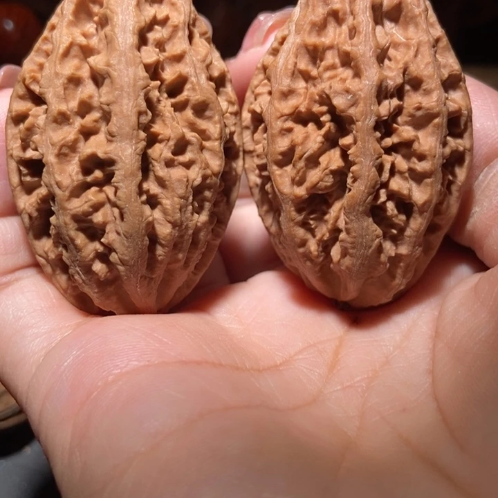 把件文玩核桃东北楸子小雪22