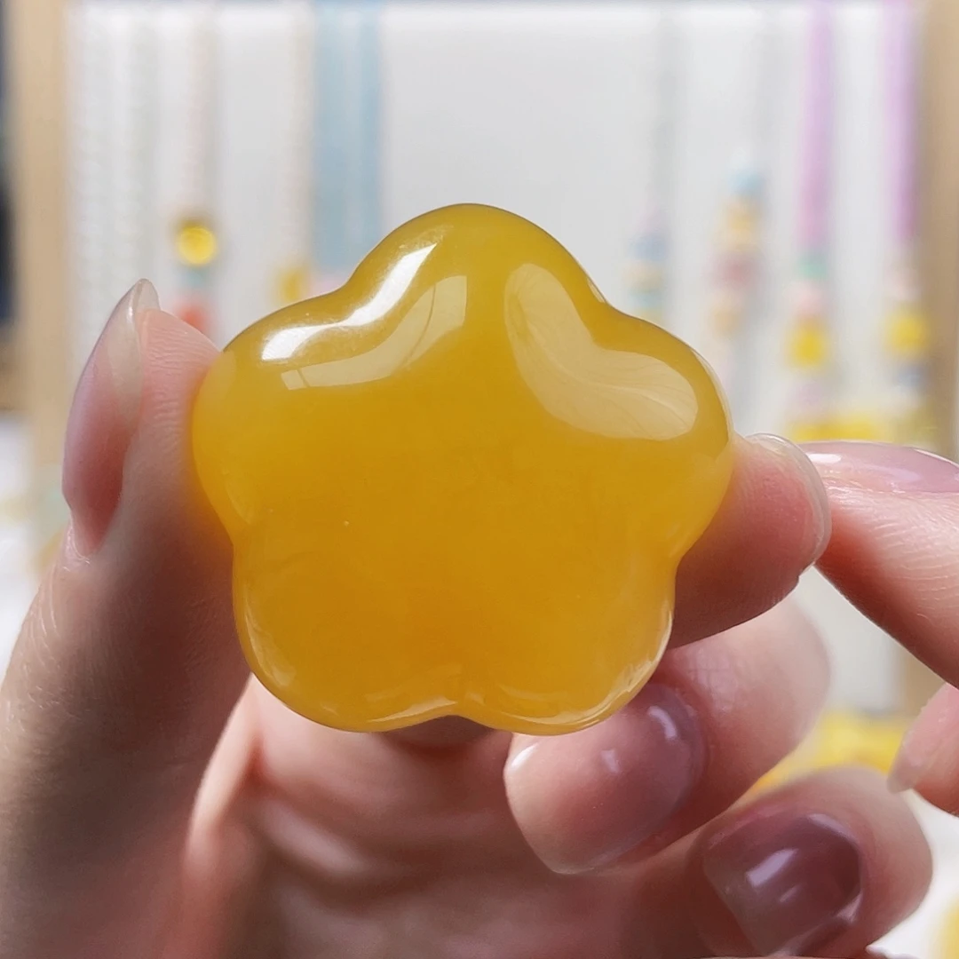 蜜蜡未镶嵌裸石蜜蜡吊坠