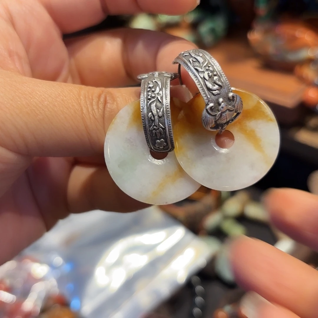 翡翠未镶嵌颈饰原创