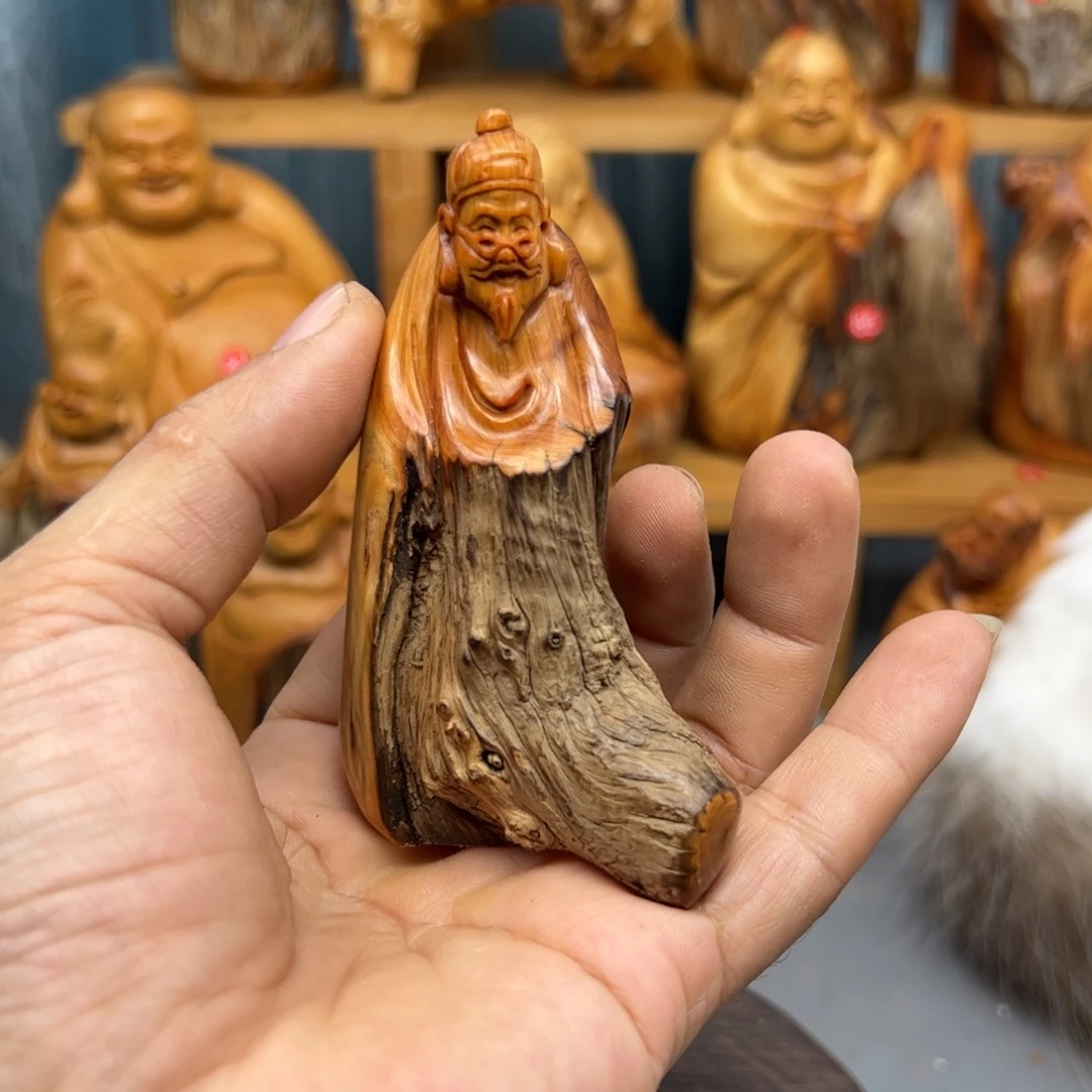 托***姆木崖柏木摆件手把件