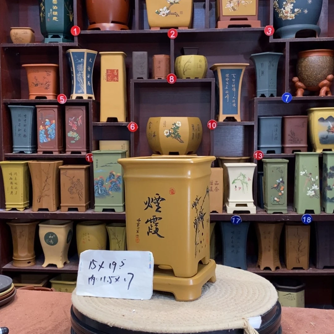 紫砂花盆紫砂花盆