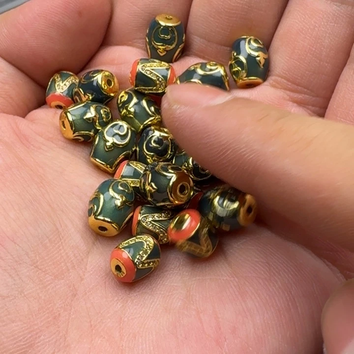 镀金变色珠一颗随机发