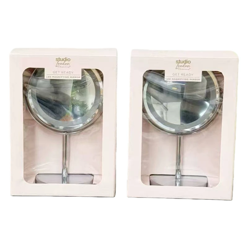 25120513Y 双面合金镜子带LED灯圈