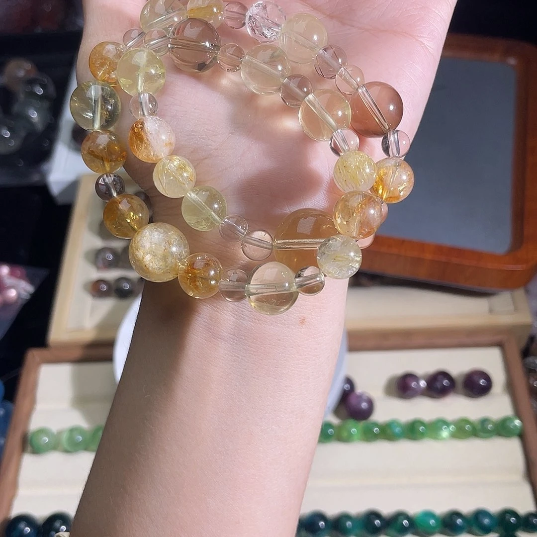 水晶手链未镶嵌天然水晶定制不退不换