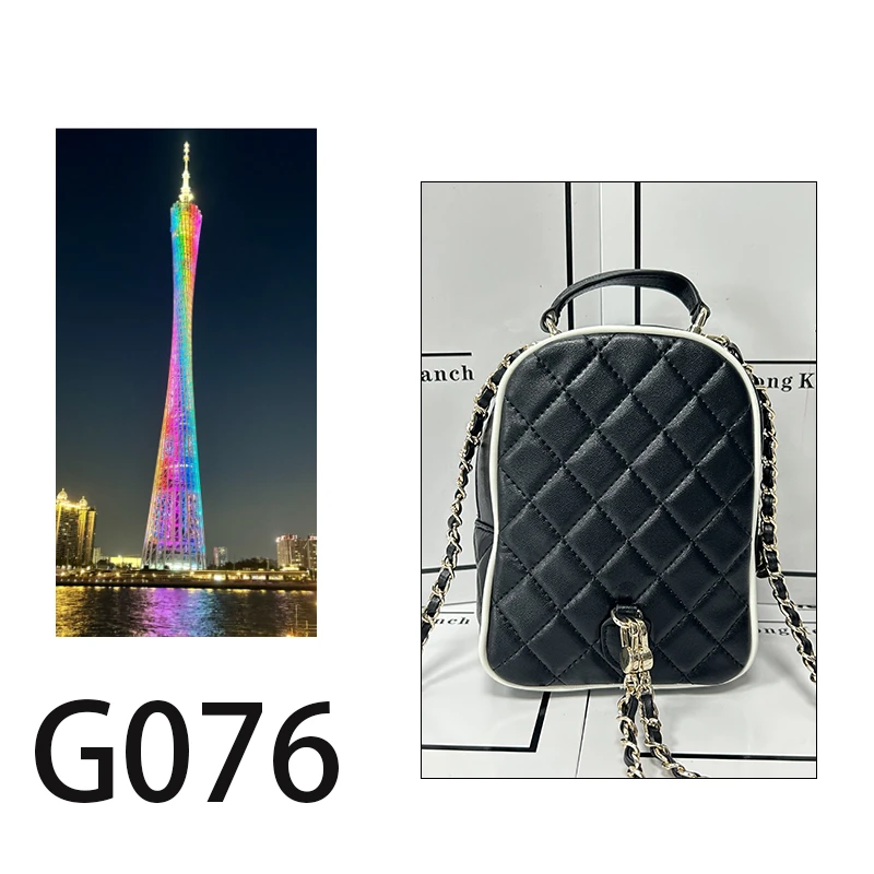 【G076】mini双肩包背包绣线斜挎包手机包单肩手提