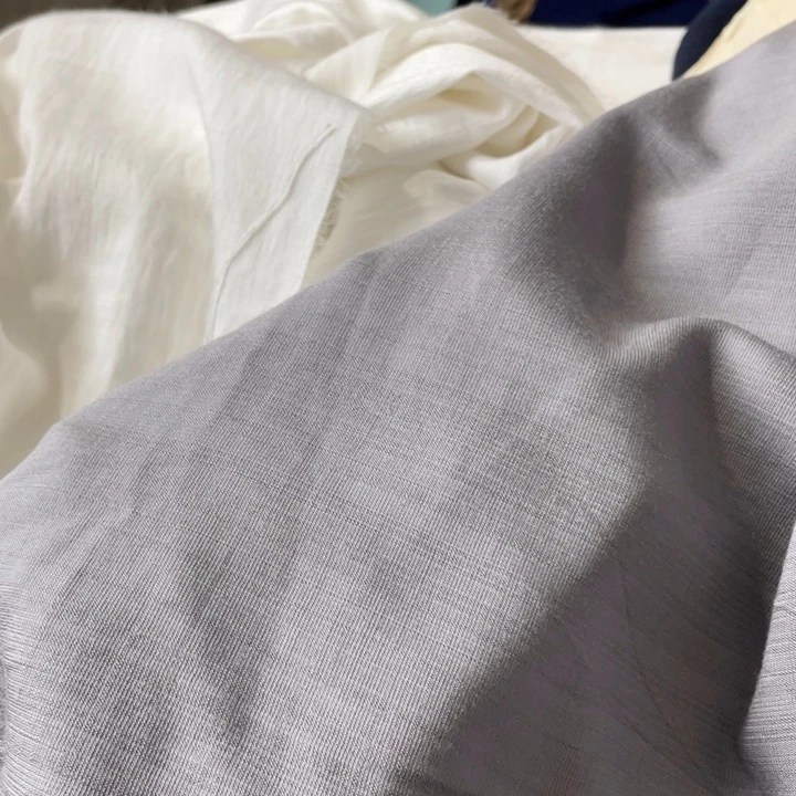 浅灰色棉麻2.2米。