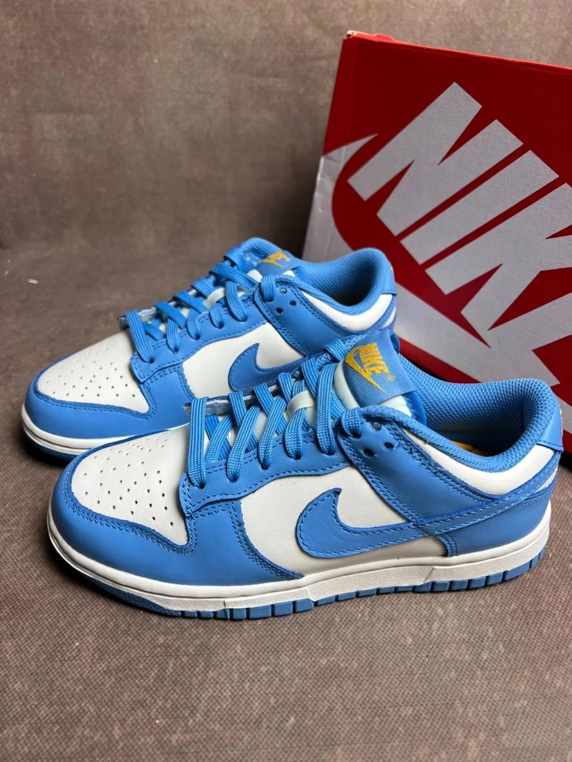 NIKE耐克 DUNK LOW 女款大学蓝低帮复古百搭运动休闲板鞋官方正品