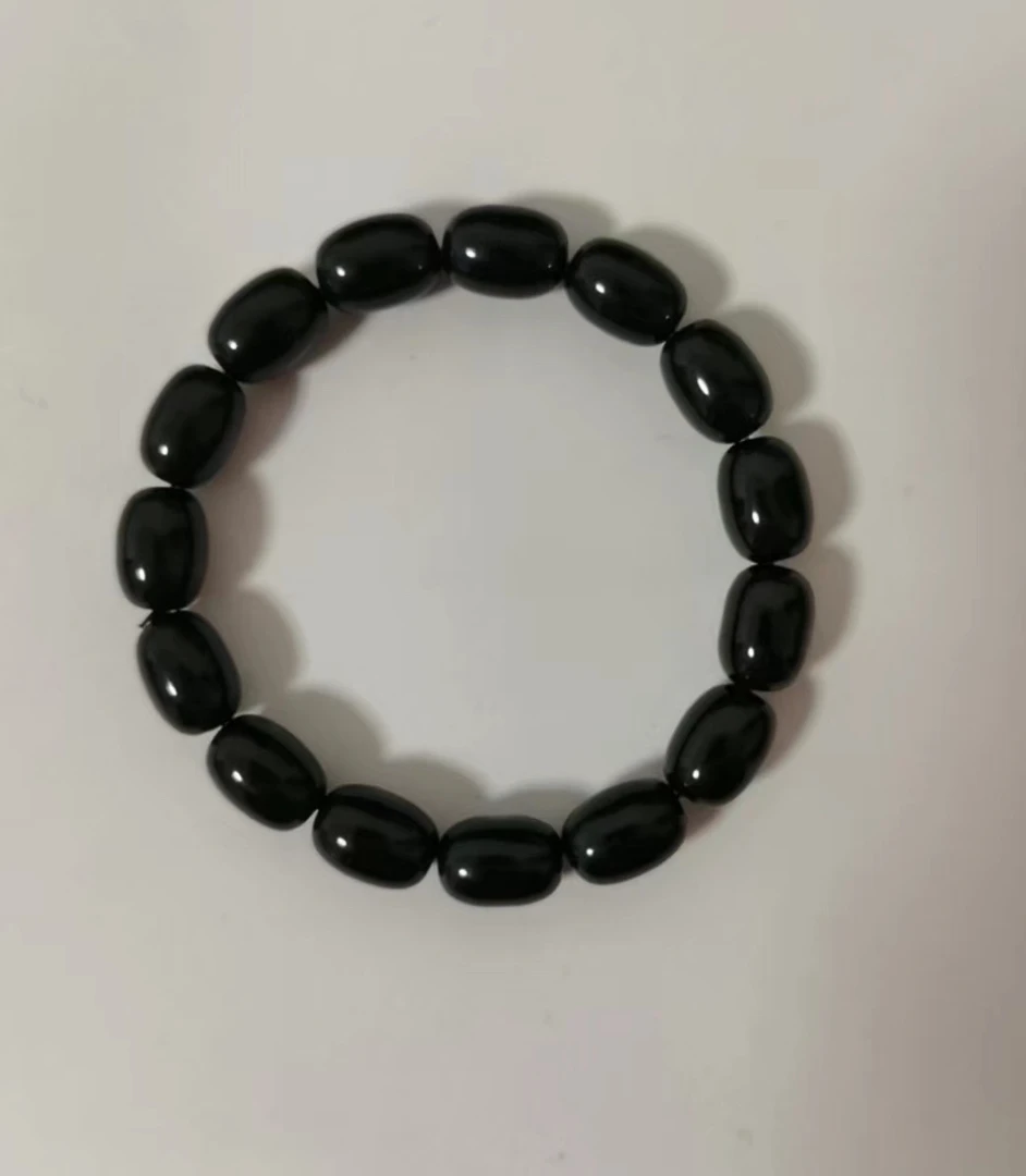 非金属珐琅手链 a102卡10X13藏雀血墨绿色精美手串