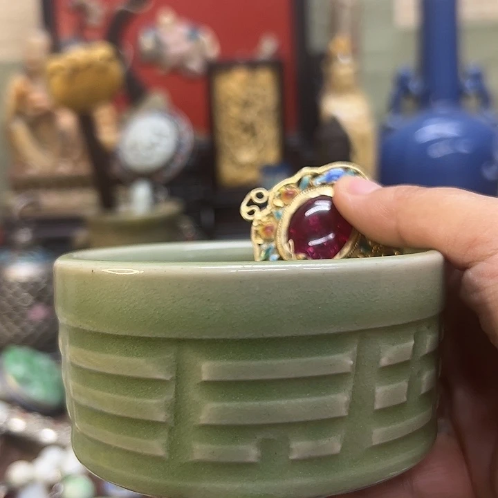 瓷杯、紫砂壶茶具静*