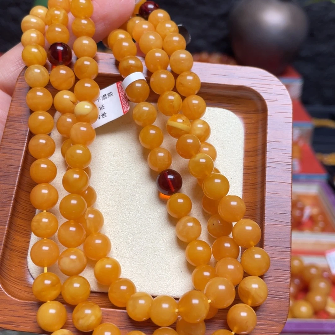 蜜蜡未镶嵌手链项链