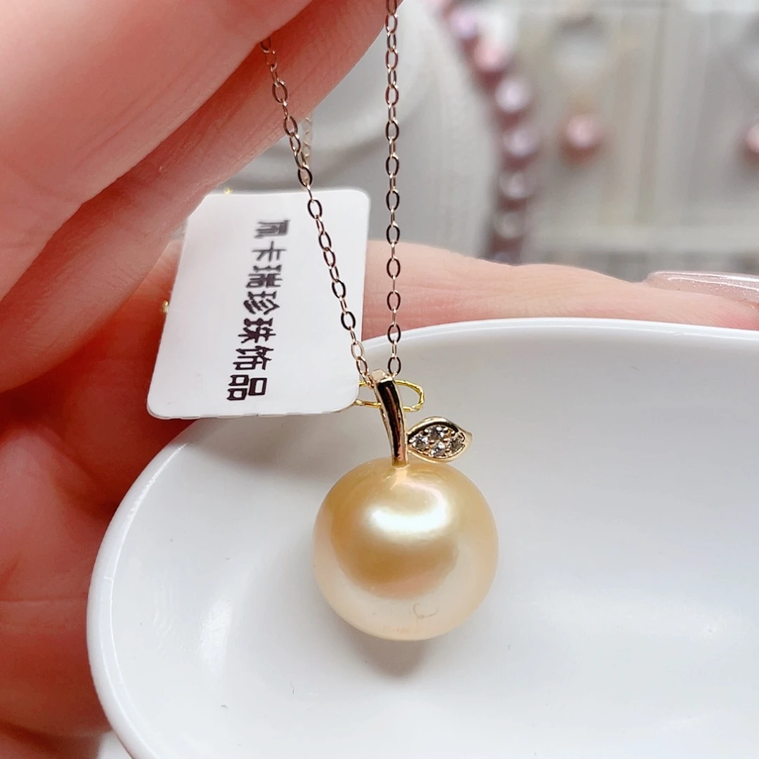 合金淡水珍珠吊坠(赠链)