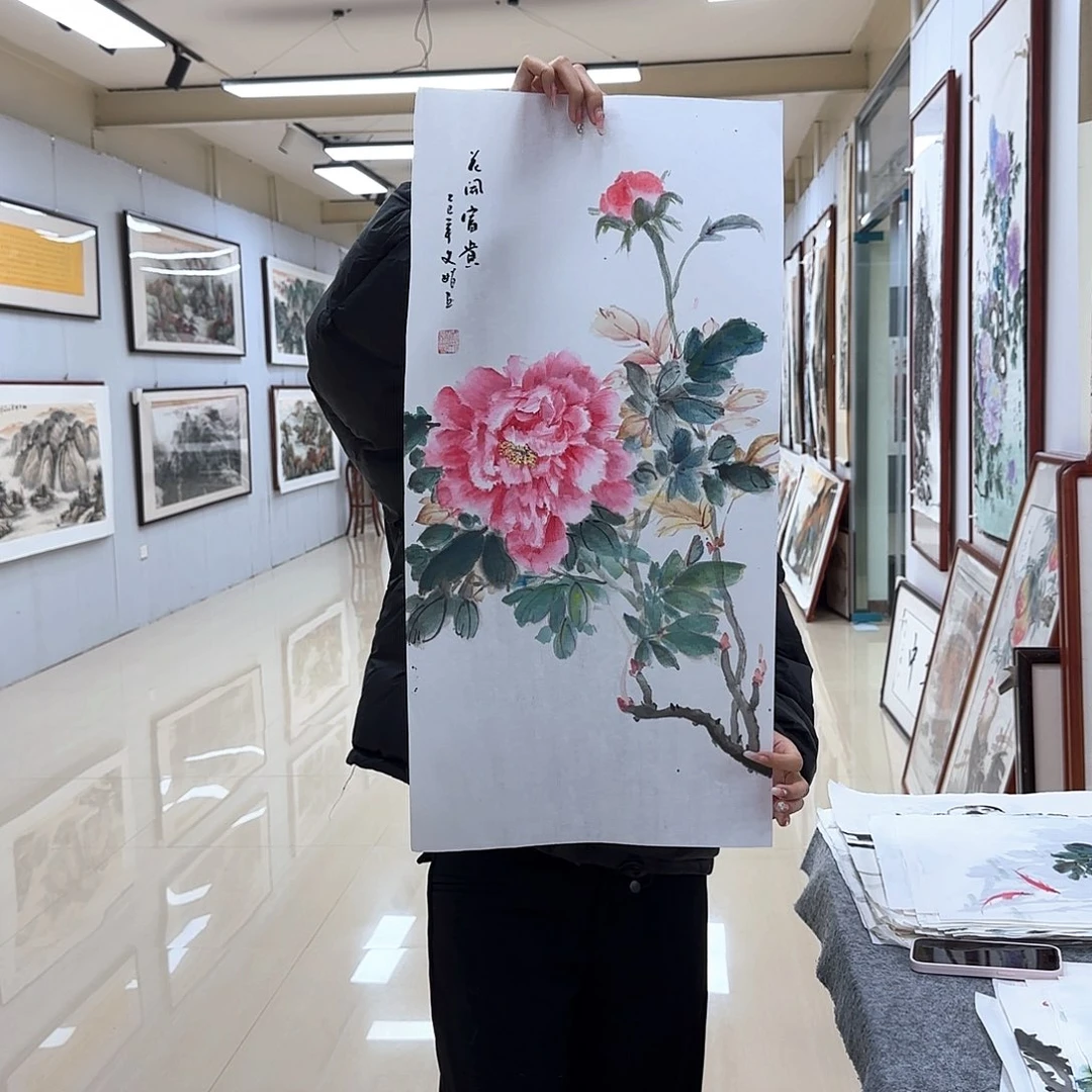 国画国画作品多次