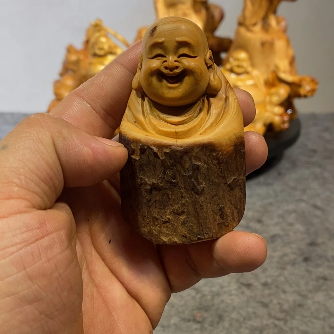 柏木（崖柏）木雕工艺品摆件家居装饰手把件