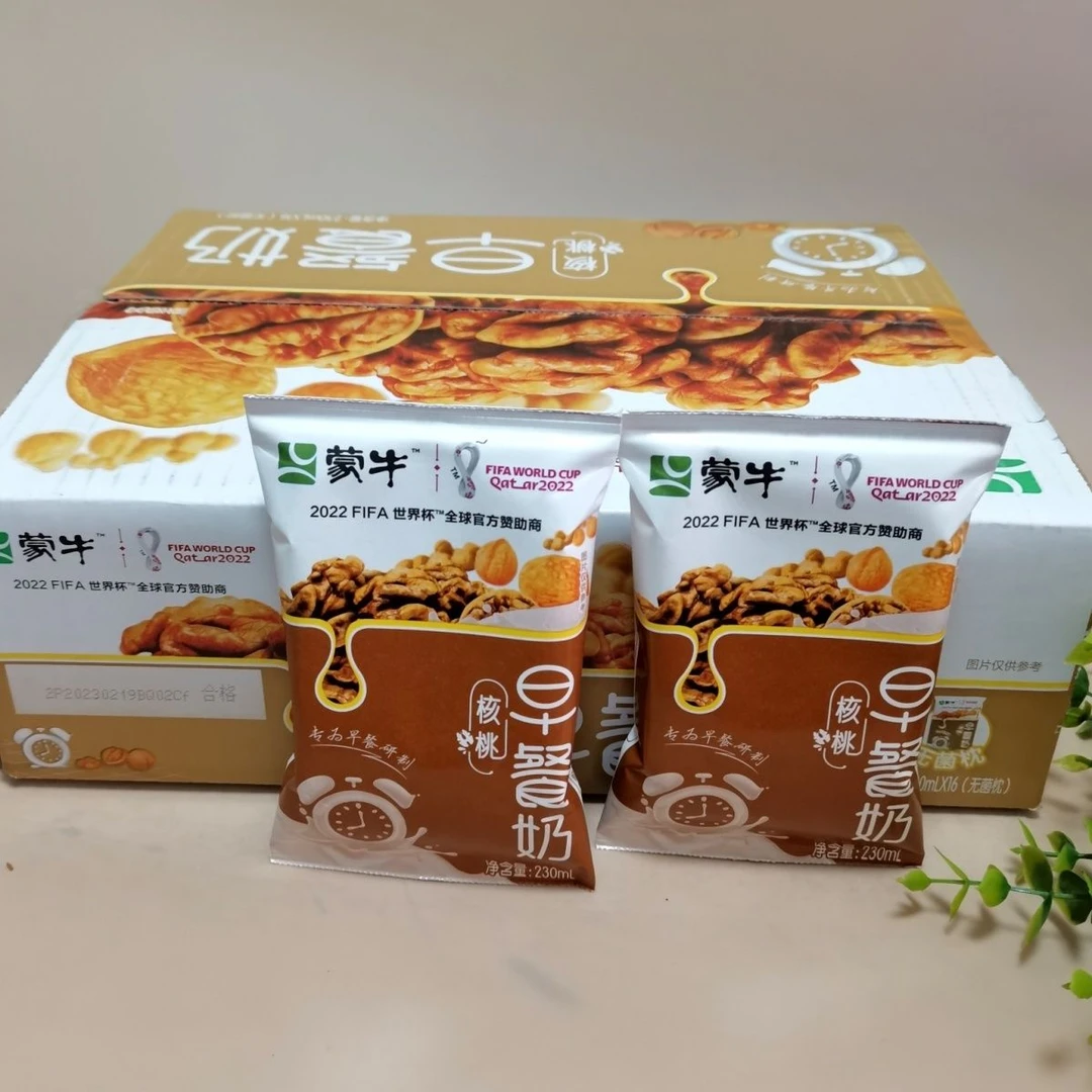 新日期蒙牛核桃早餐奶16*240ml