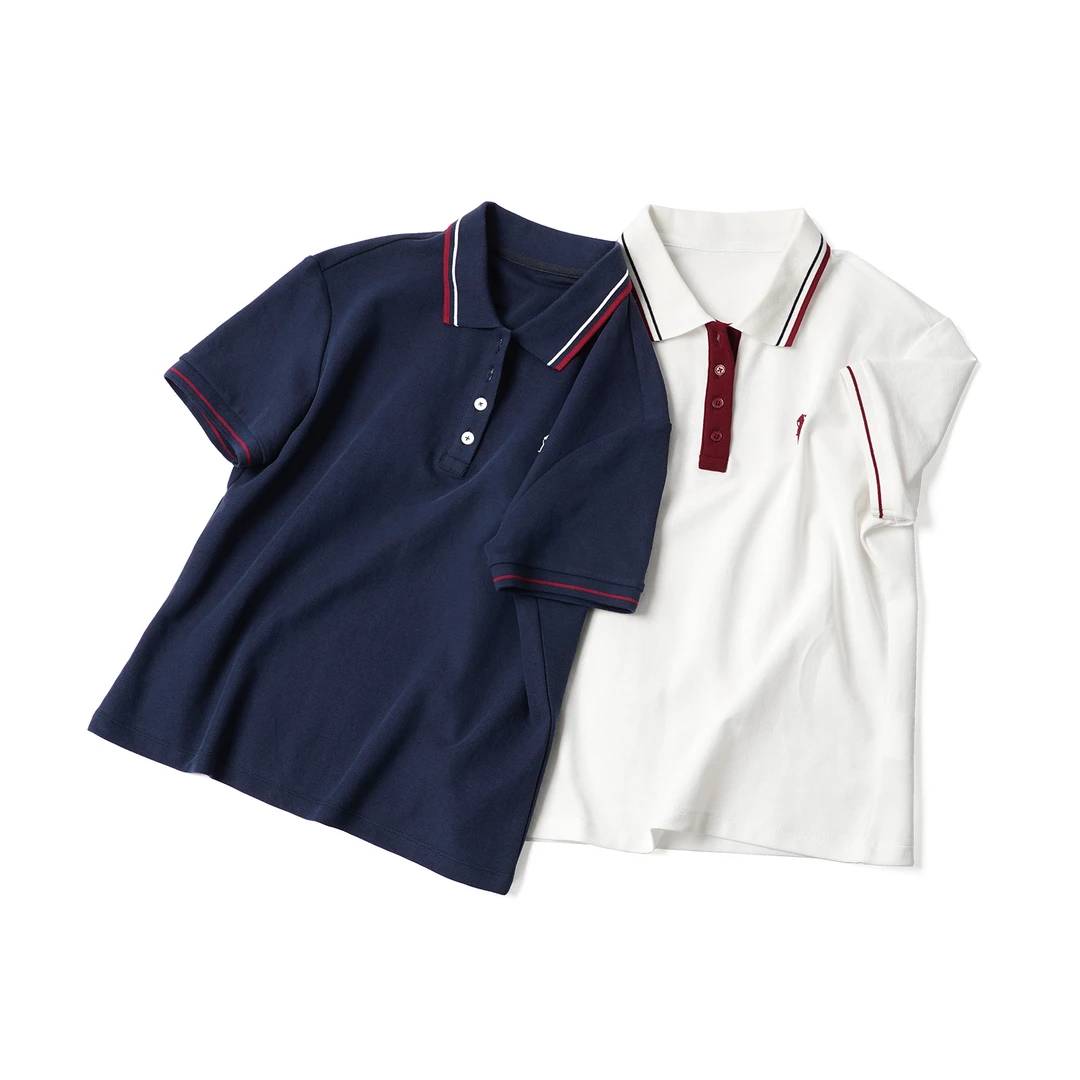 【骑马小人Polo短袖】TXAL56042商务高级感撞色透气舒适POLO领短袖