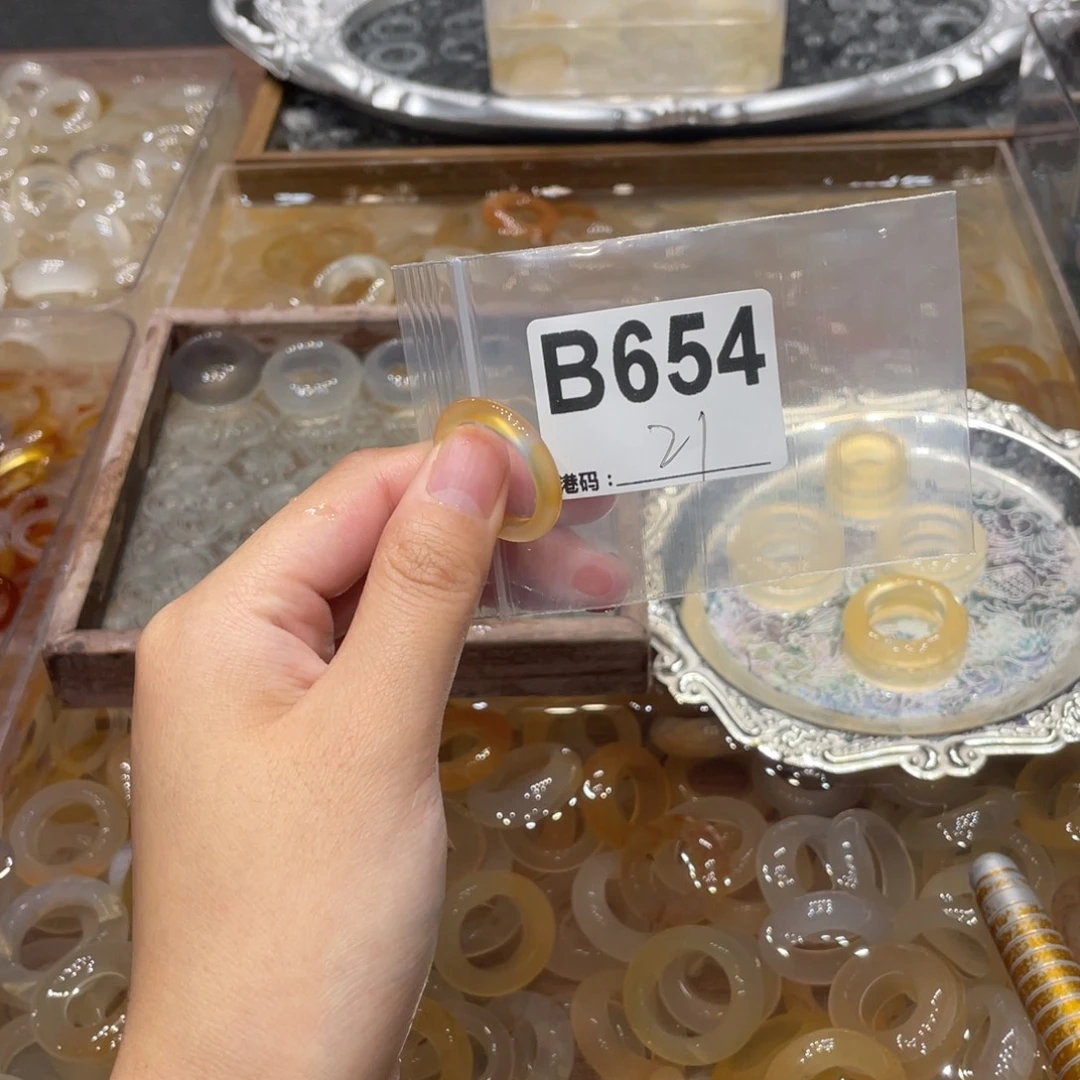 玛瑙/玉髓未镶嵌戒指654