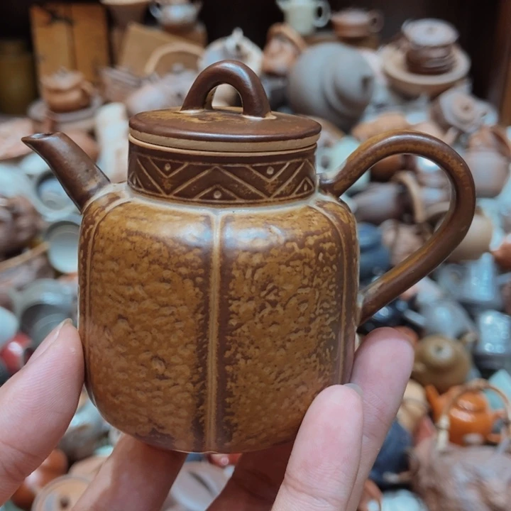 柴烧老岩泥高端茶器