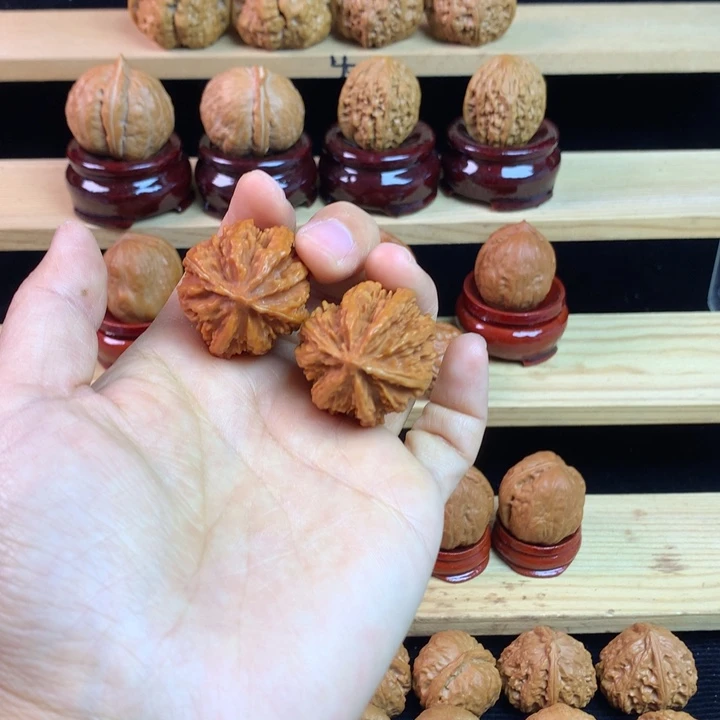 吊坠文玩核桃大花