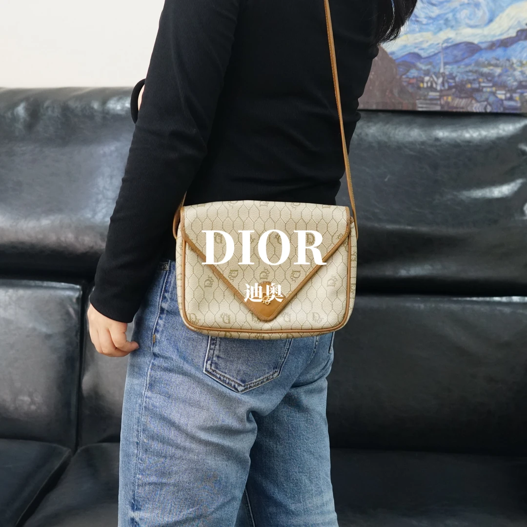 95新 DIOR/迪奥 米色斜挎包/GY02415031/5031