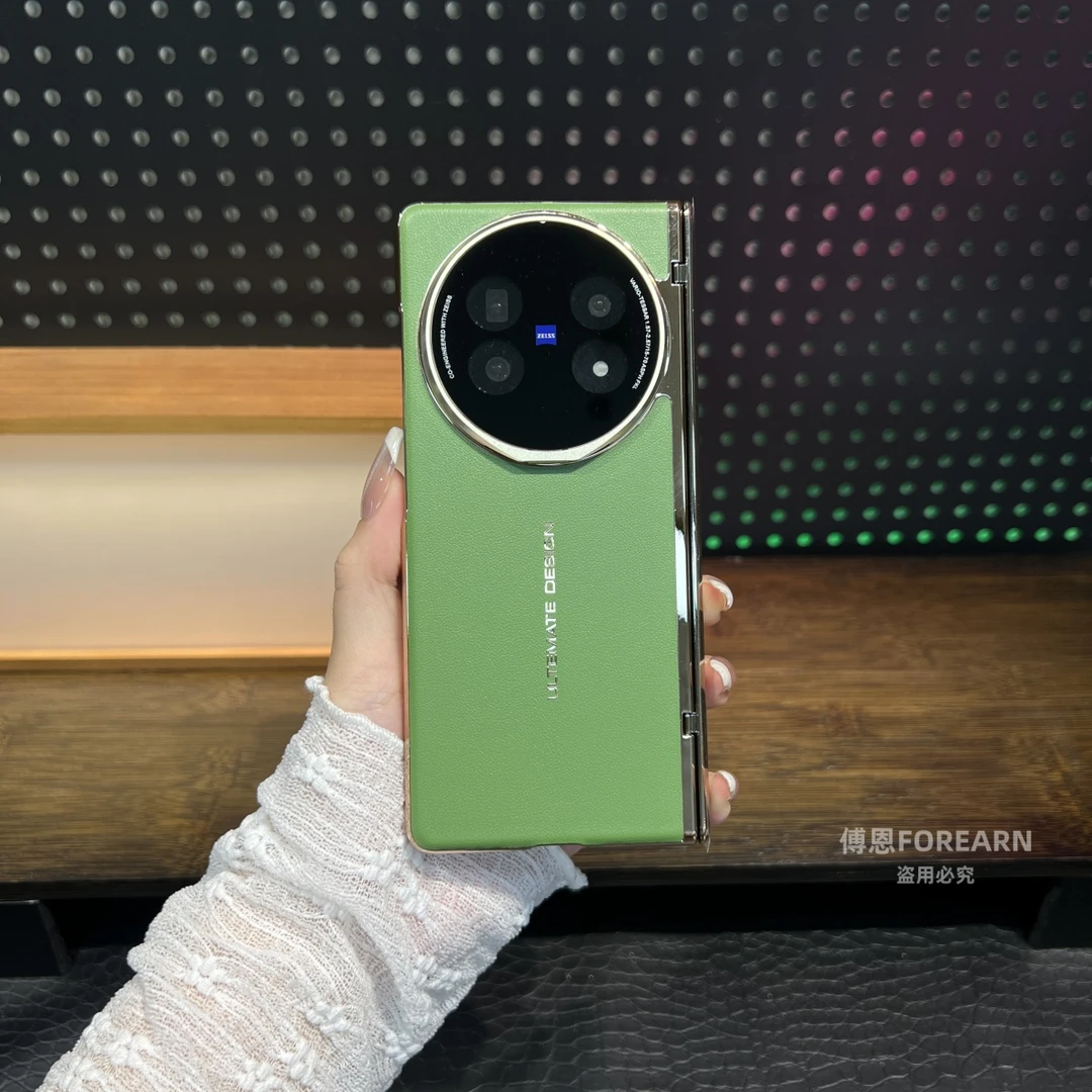 适用于vivo X Fold5手机壳折叠屏vivoxfold5保护套真皮壳膜一体