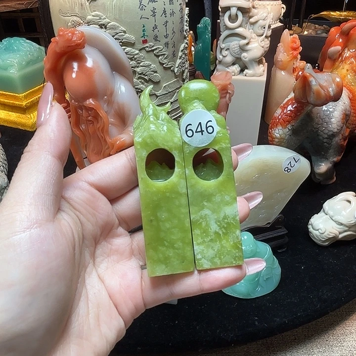 昌化石印石寿山石印章8.5