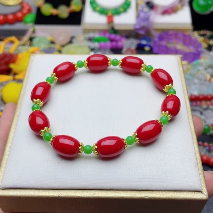 树脂制品83号红色手串