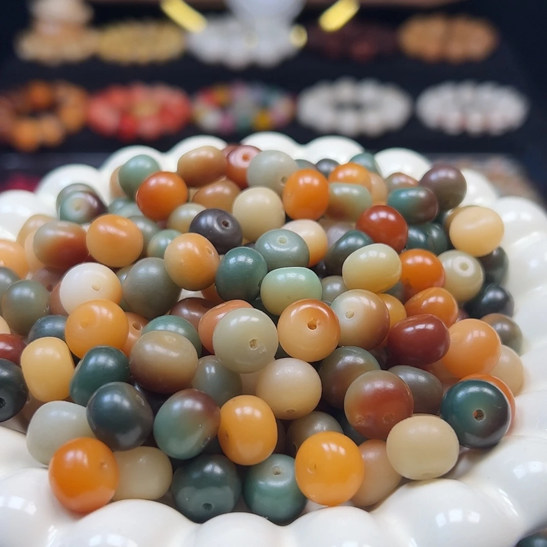 菩提根/象牙果手串瑕疵卡12敦煌苹果200颗