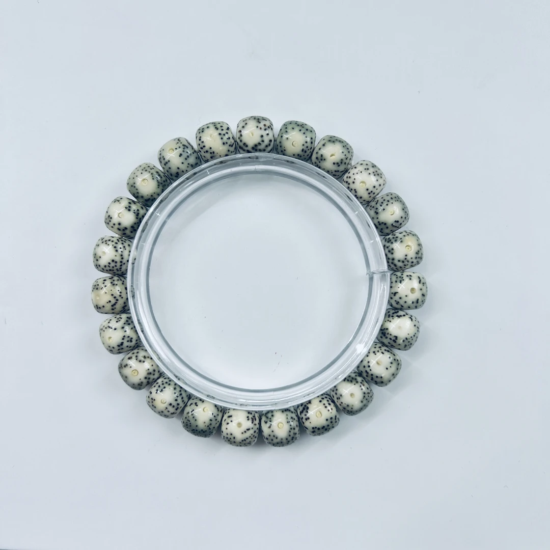 100 石玉料眼睛星月菩提手串 10×9mm