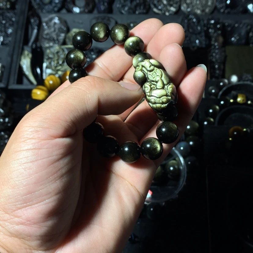 【闪购商品】黑曜岩珠宝奇石未镶嵌小**✨