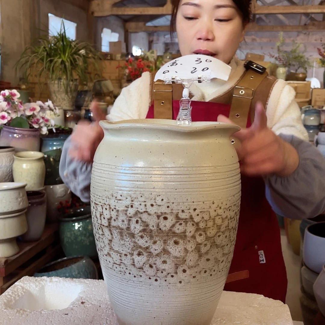 紫砂花盆高度30口径20