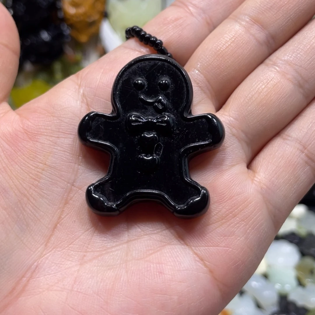 【闪购商品】岫玉颈饰未镶嵌5吊坠