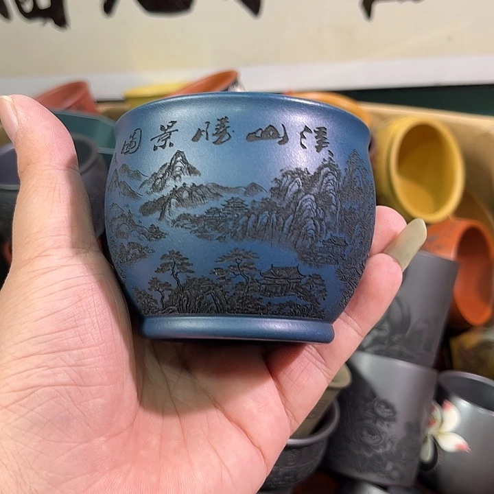 茶杯紫砂全手工紫砂主人杯