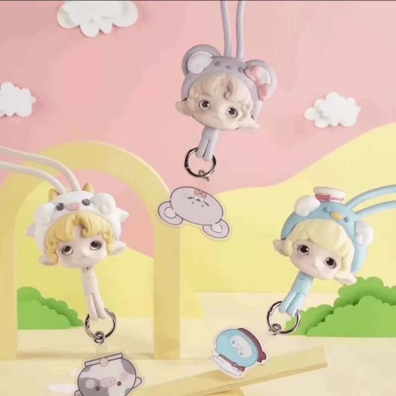 【叽里咕噜拆盒】米卷的睡衣派对挂绳系列潮玩盲盒手办