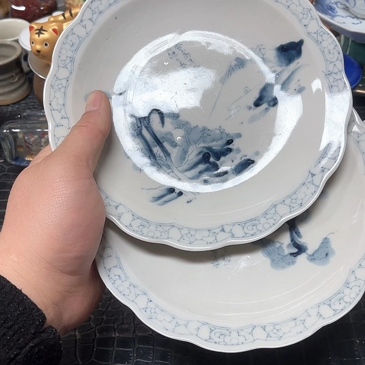 瓷片啾啾日瓷中古陶瓷工艺品